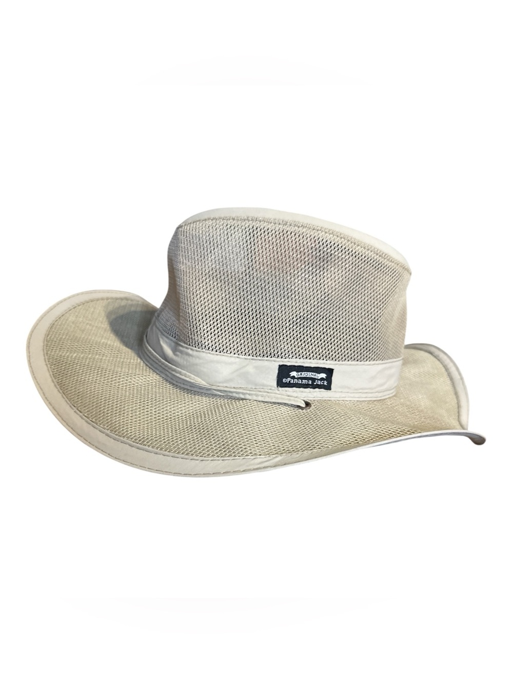 Panama Jack Men's Breathable Mesh Outback Hat Adjustable Chin Cord